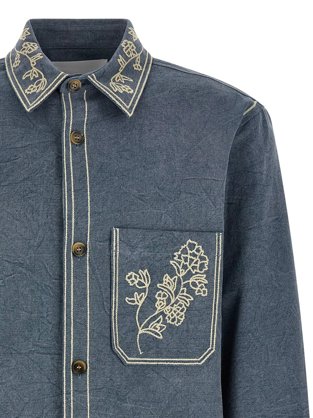 Isabel Marant Blue Cotton Blouse