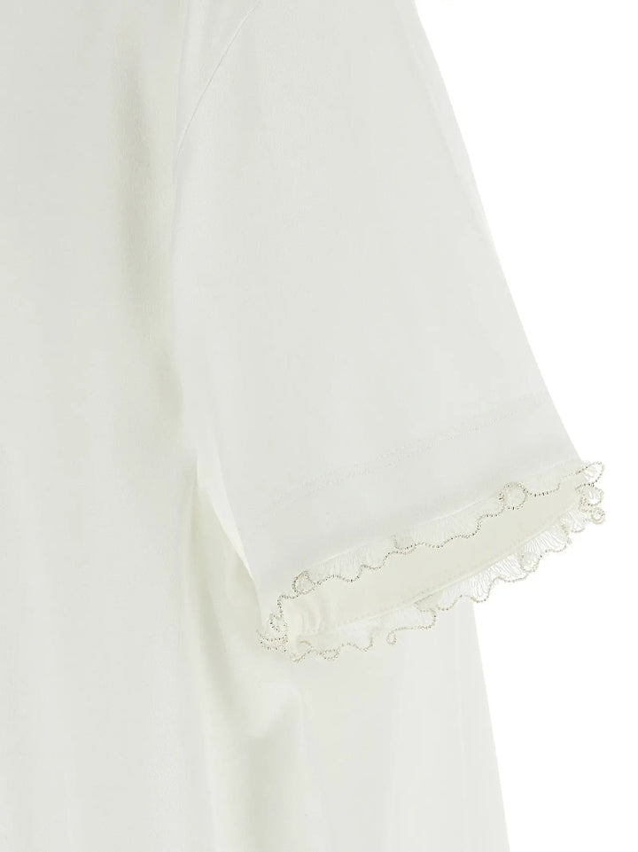 Fabiana Filippi White Cotton T-Shirt