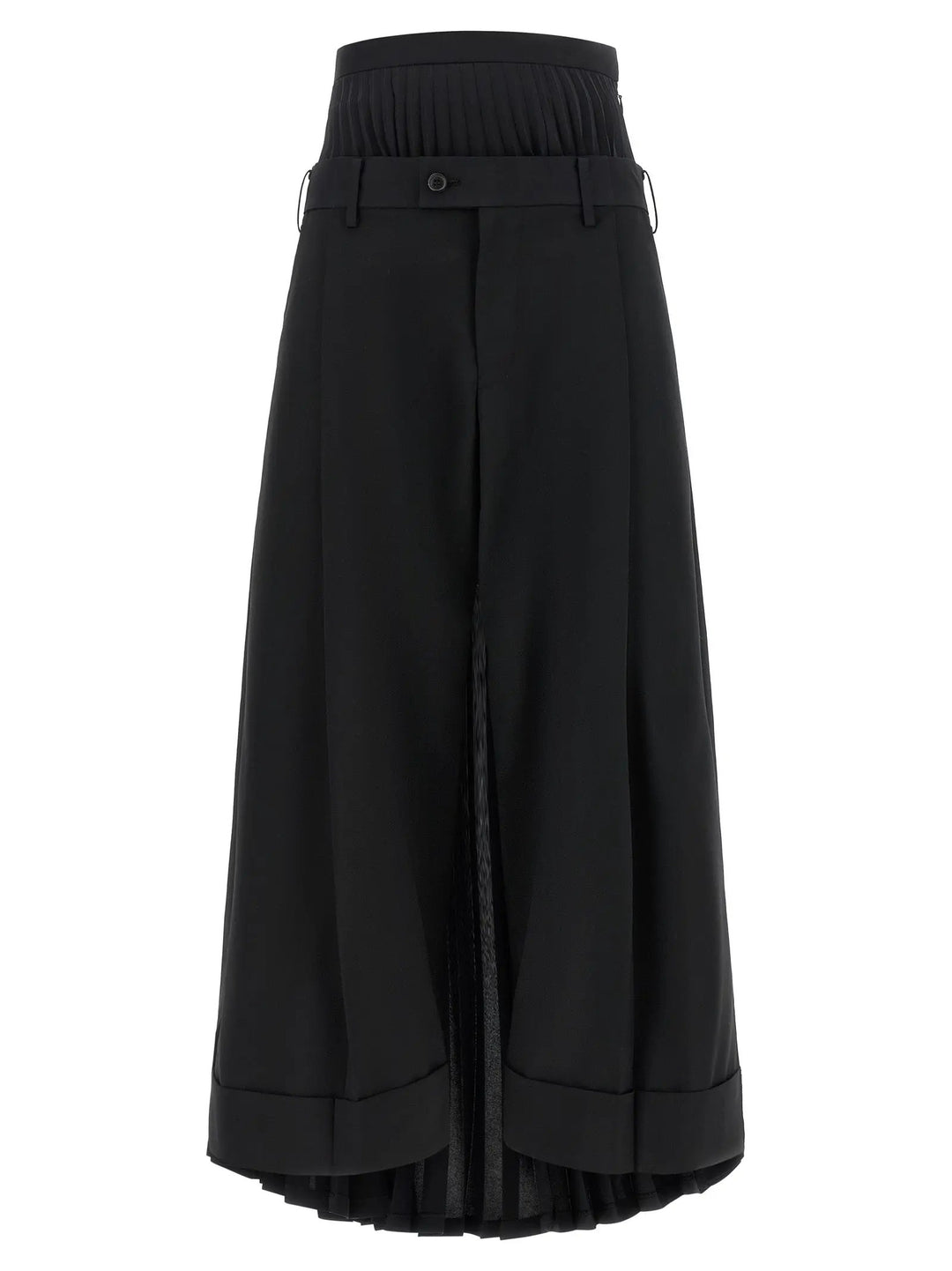 Junya Watanabe Black Wool Pants