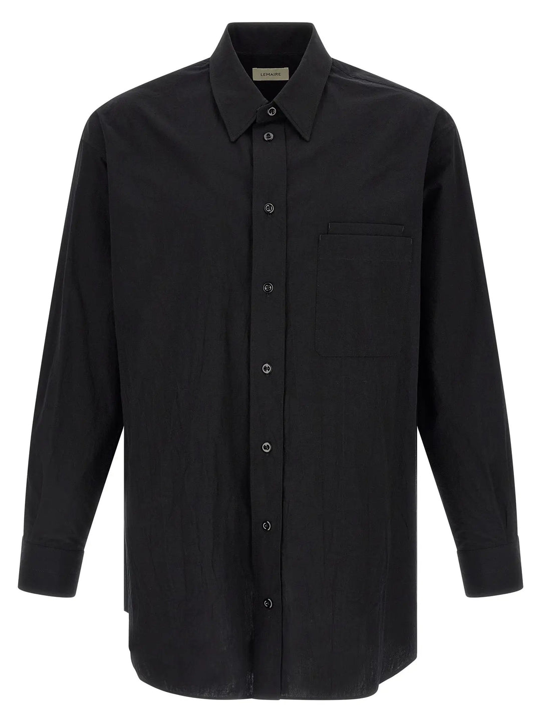 Lemaire Black Cotton Blouse
