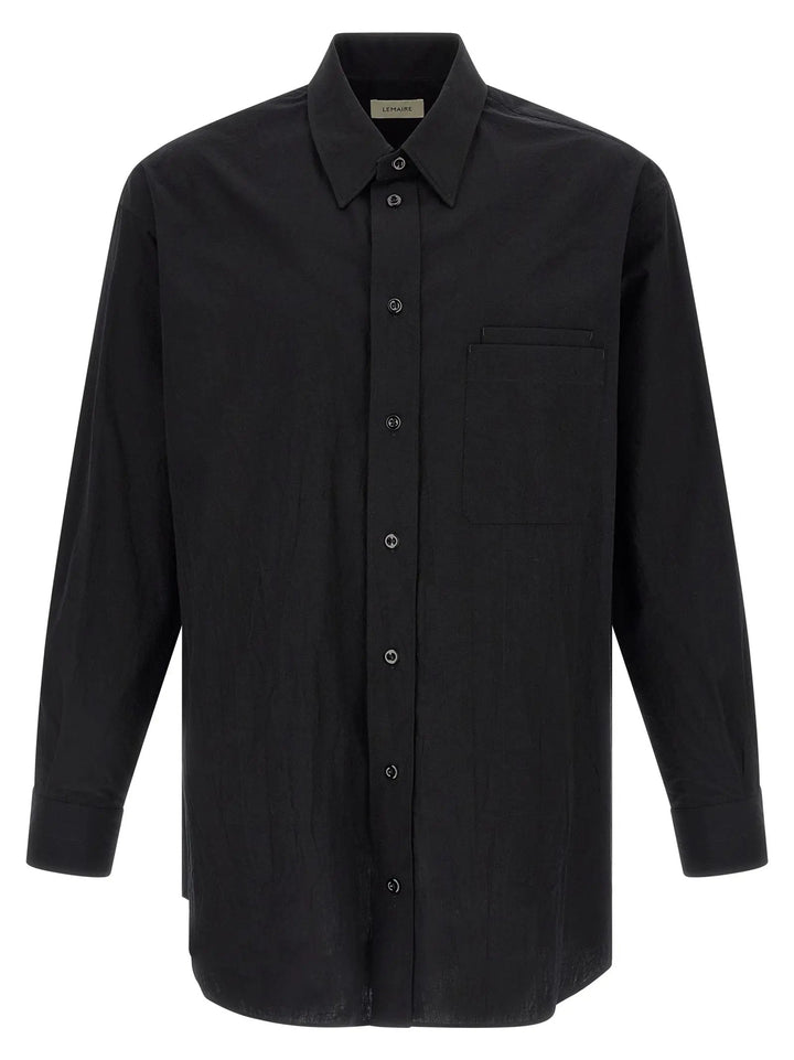 Lemaire Black Cotton Blouse