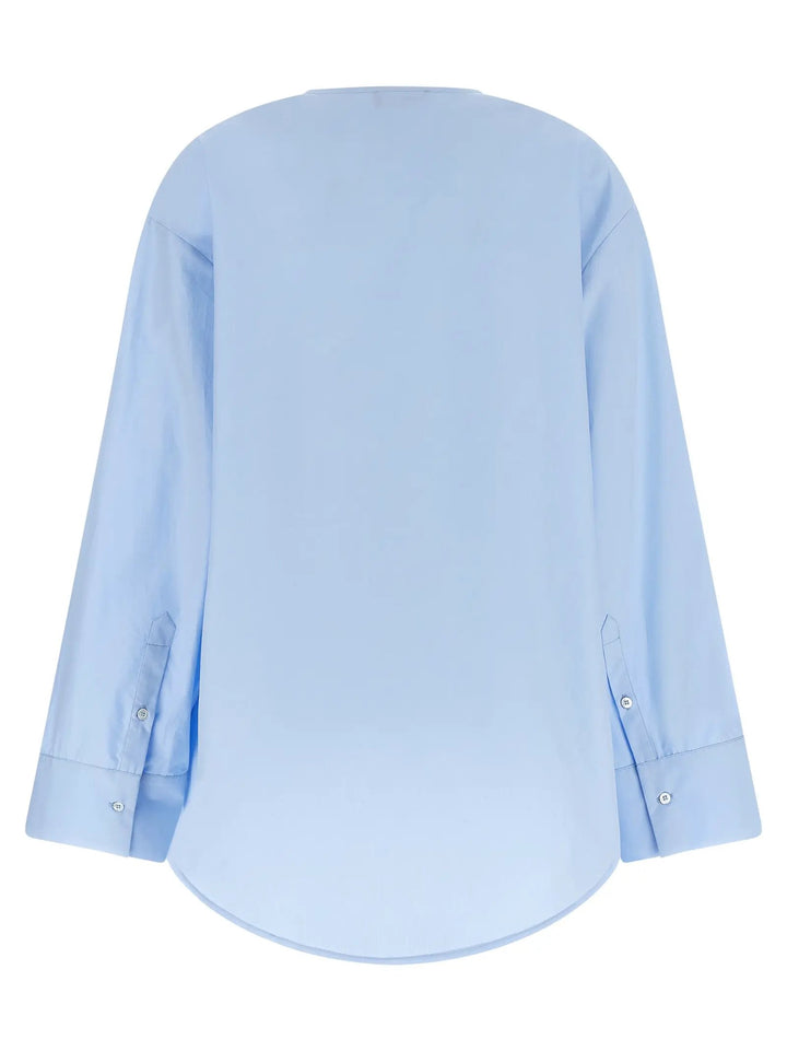 Fabiana Filippi Blue Cotton Blouse