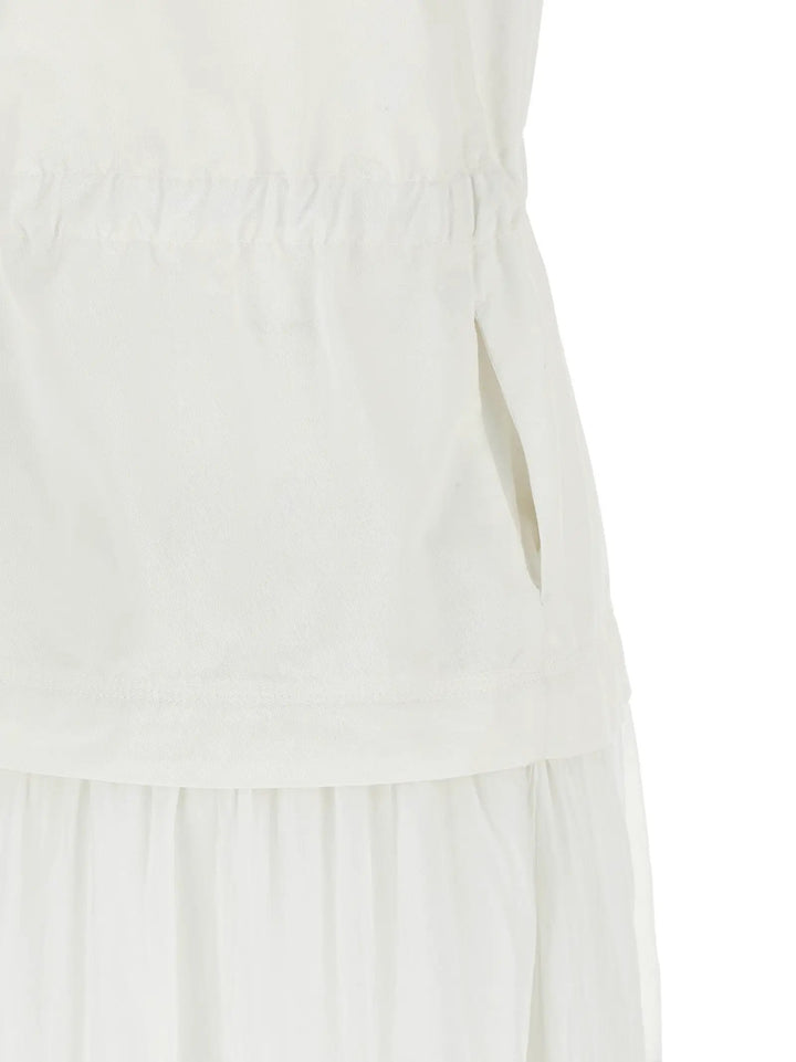 PINKO White Cotton Long Dress
