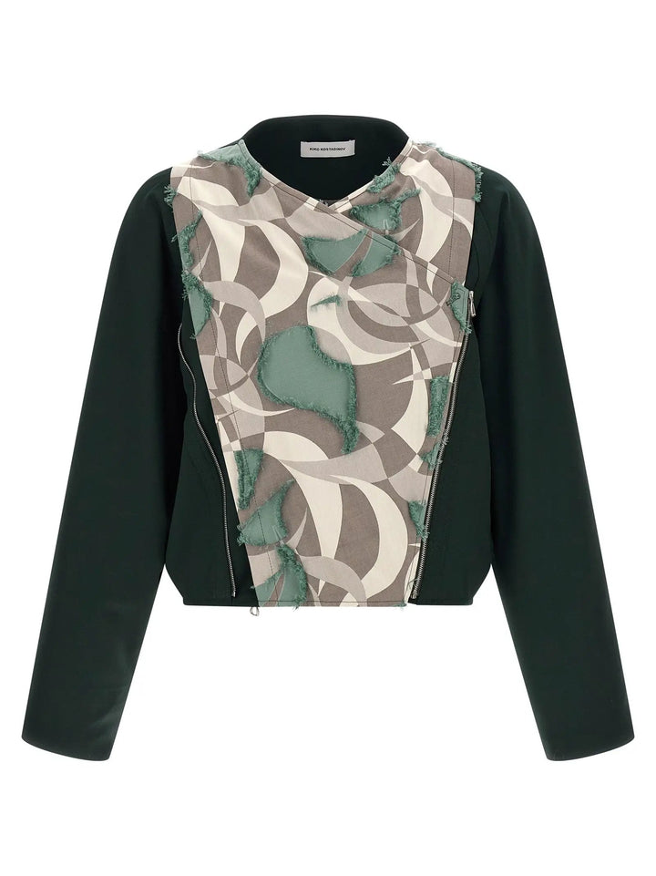 Kiko Kostadinov Multicolor Virgin Wool Shell Jacket
