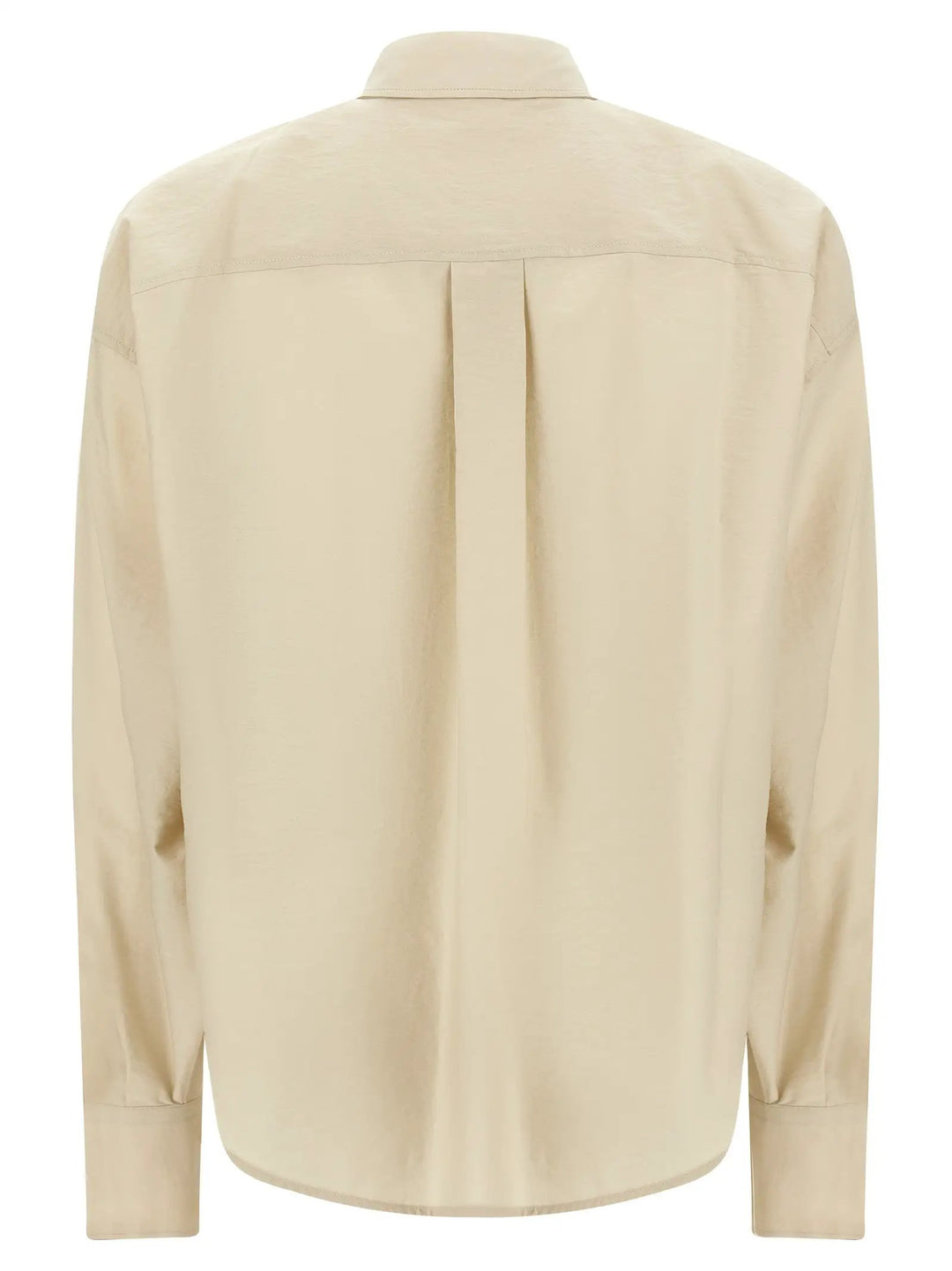 Brunello Cucinelli Beige Cotton Blouse