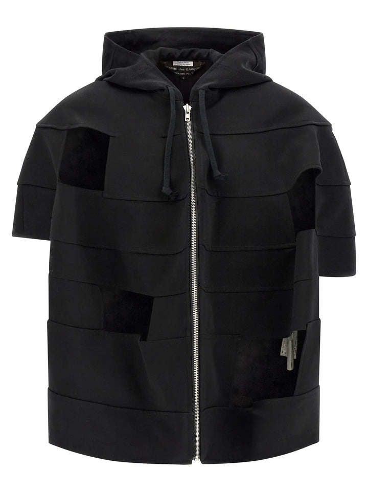 Comme Des Garçons Black Wool Shell Jacket