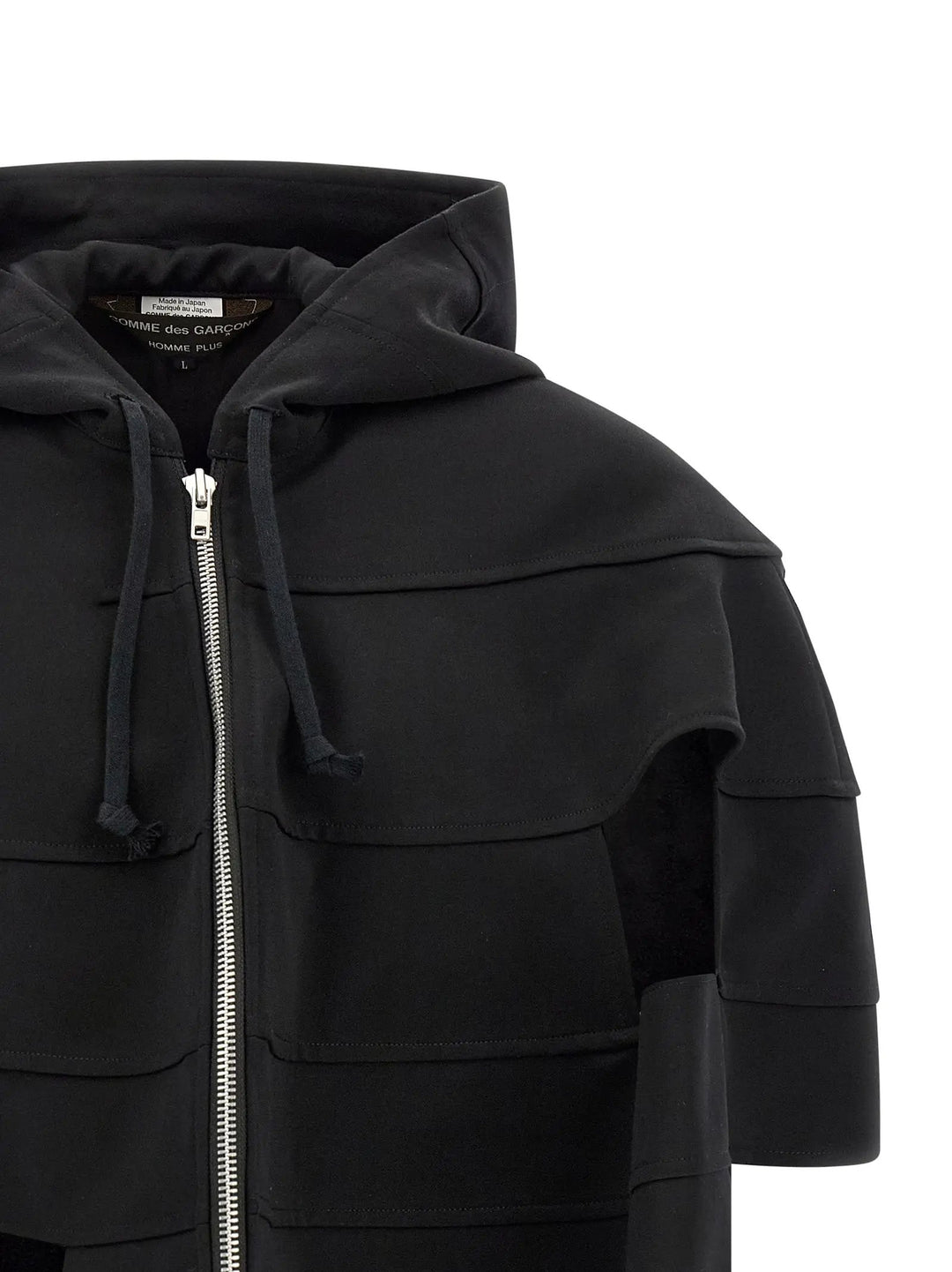 Comme Des Garçons Black Wool Shell Jacket