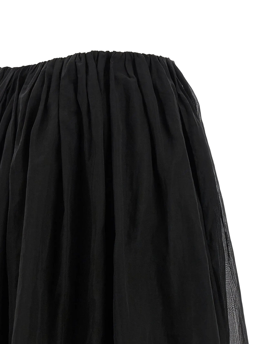 Brunello Cucinelli Black Cotton Mini Skirt