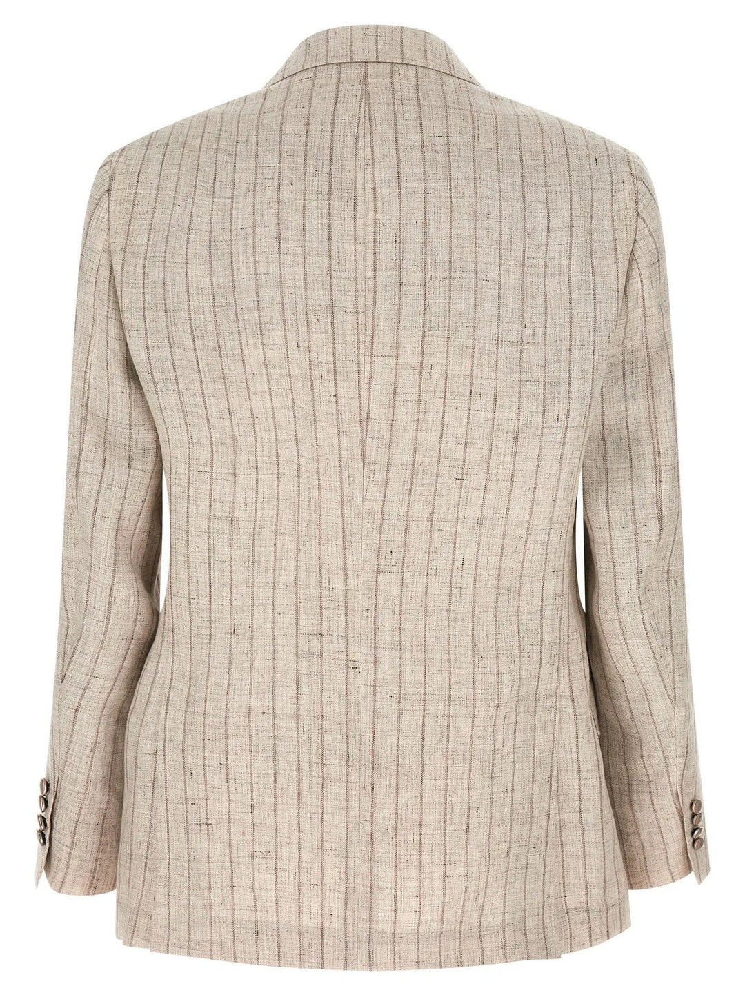 Brunello Cucinelli Gray Linen Blazer