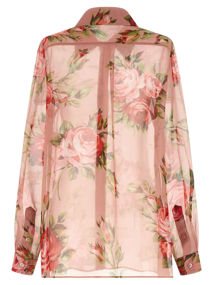 Dolce &amp; Gabbana Multicolor Silk Blouse