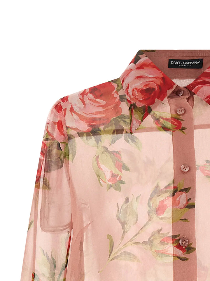 Dolce &amp; Gabbana Multicolor Silk Blouse