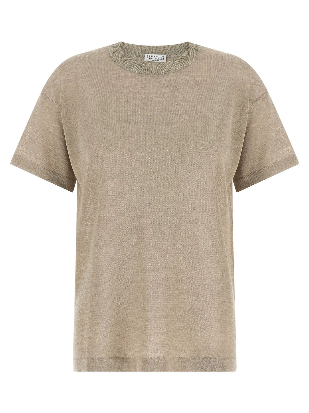 Brunello Cucinelli Beige Linen Cardigan