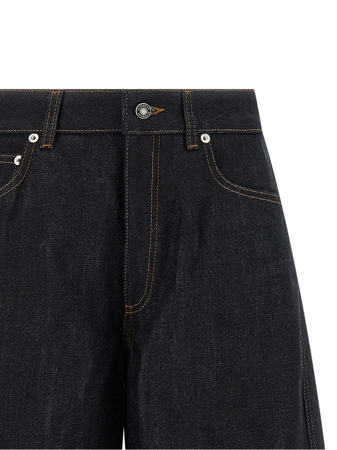 Givenchy Blue Cotton Flared Jeans