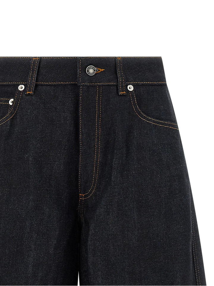 Givenchy Blue Cotton Flared Jeans