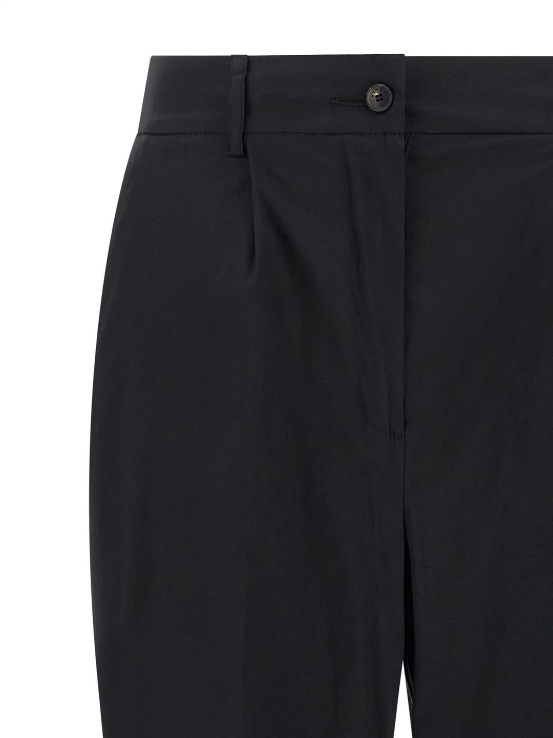 Kiton Black Cotton Casual Pants