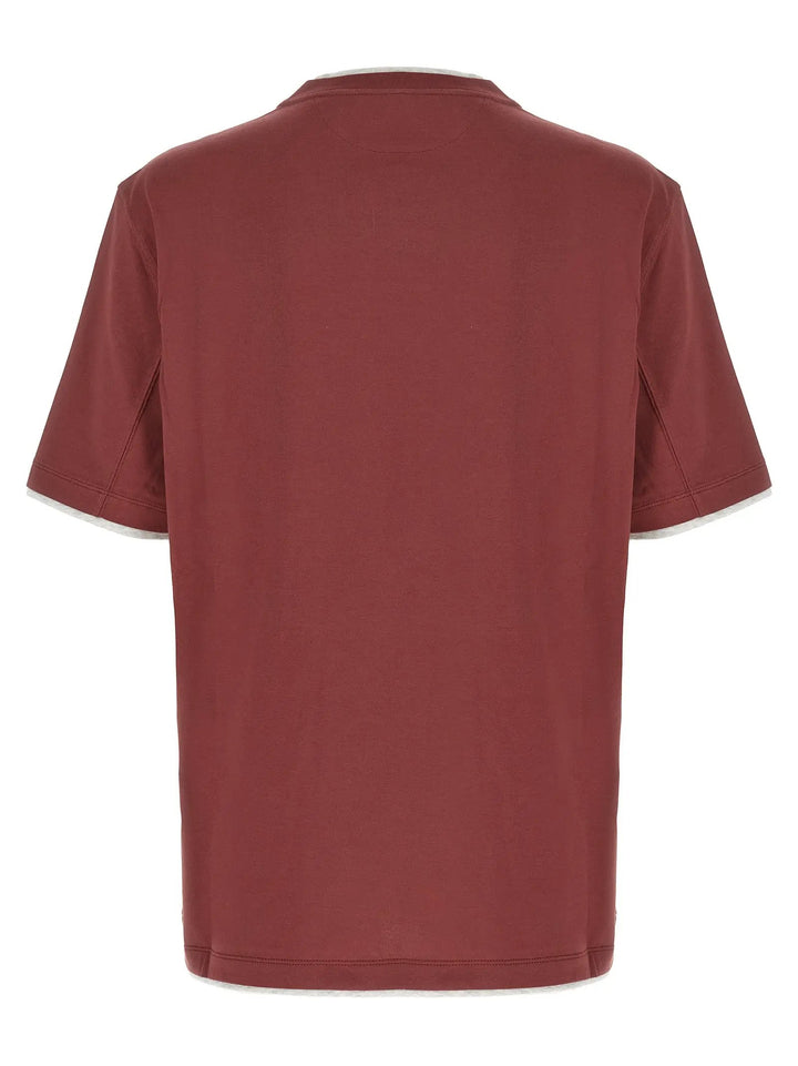 Brunello Cucinelli Multicolor Cotton T-Shirt