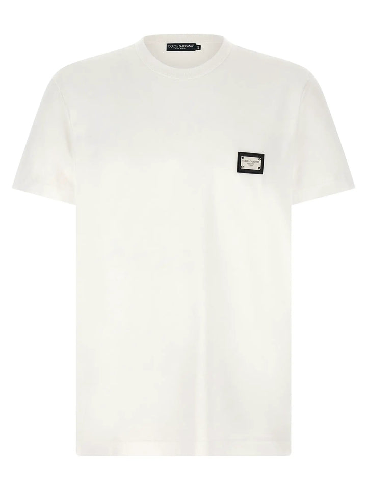 Dolce &amp; Gabbana White Cotton T-Shirt