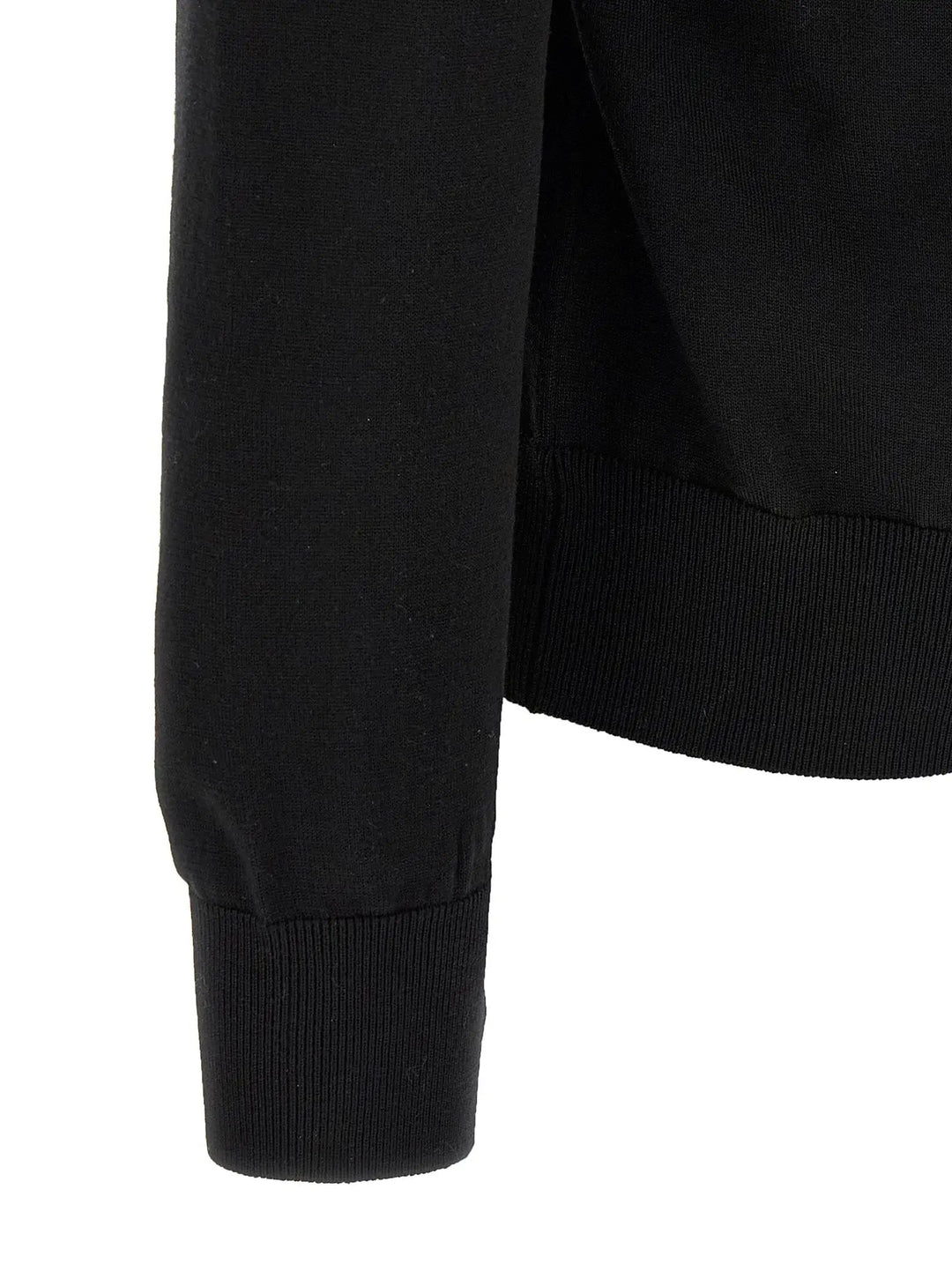 Dolce &amp; Gabbana Black Virgin Wool Cardigan