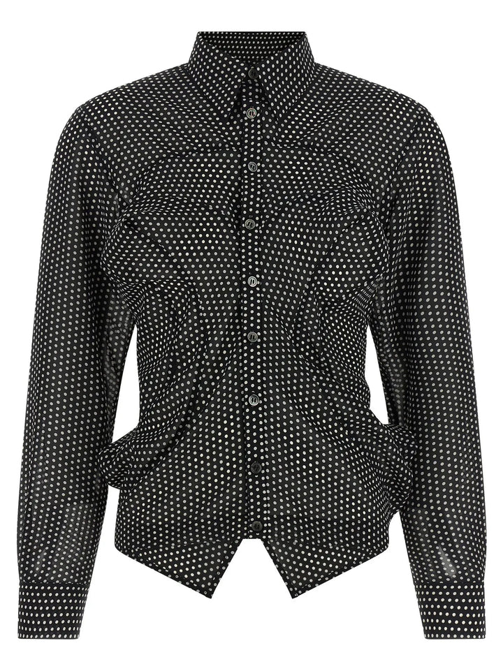 Junya Watanabe Bicolor Polyester Blouse