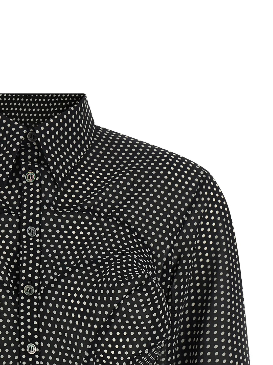 Junya Watanabe Bicolor Polyester Blouse