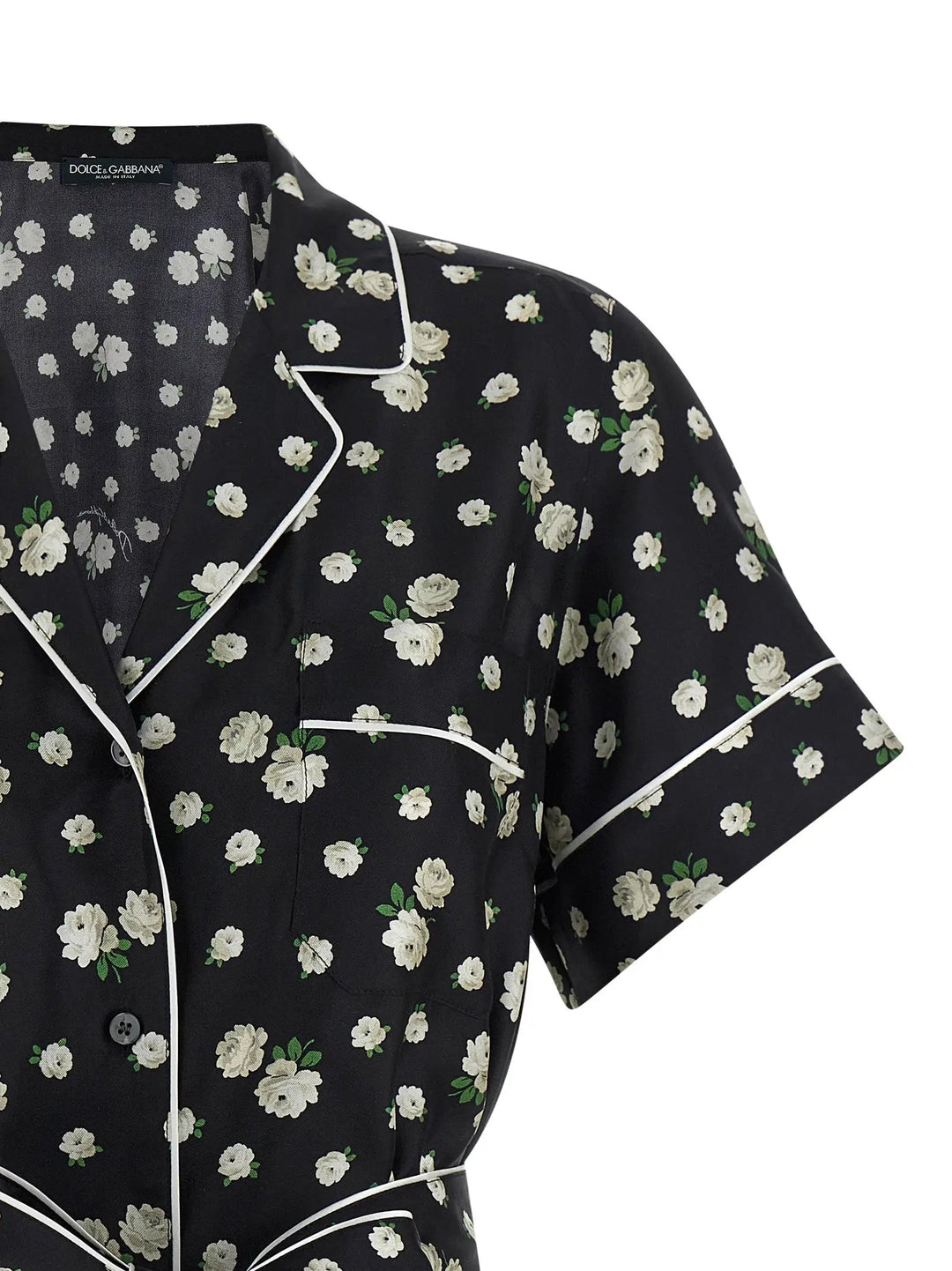 Dolce &amp; Gabbana Black Silk Blouse