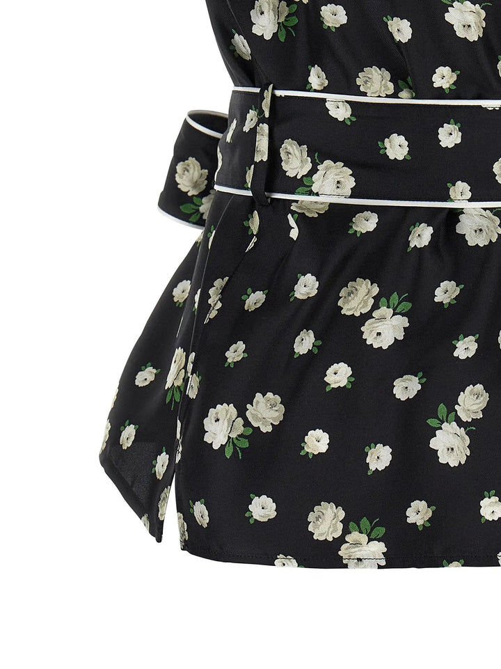Dolce &amp; Gabbana Black Silk Blouse