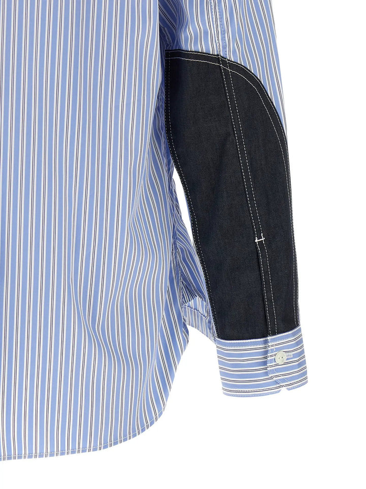 Junya Watanabe Blue Cotton Blouse