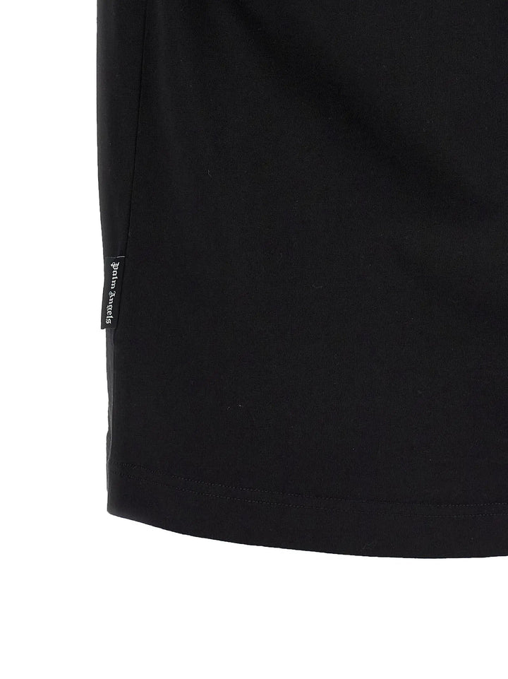 Palm Angels Black Cotton T-Shirt