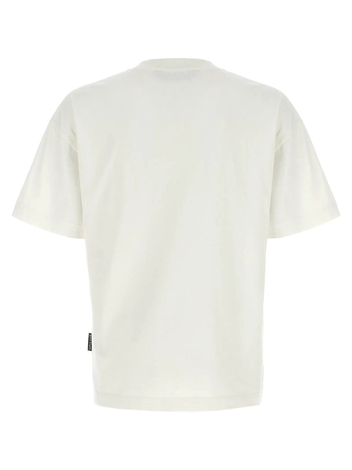 Palm Angels White Cotton T-Shirt