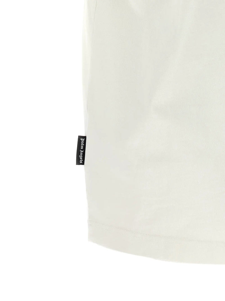 Palm Angels White Cotton T-Shirt