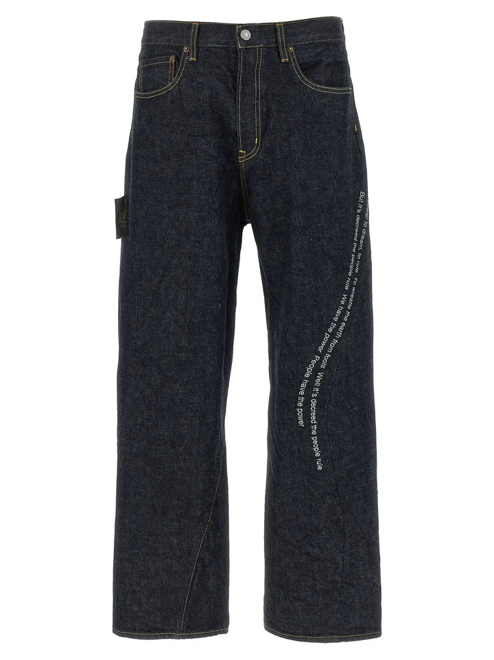 Undercover Blue Cotton Jeans Denim
