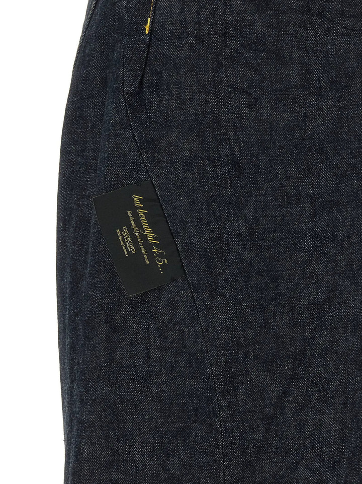 Undercover Blue Cotton Jeans Denim