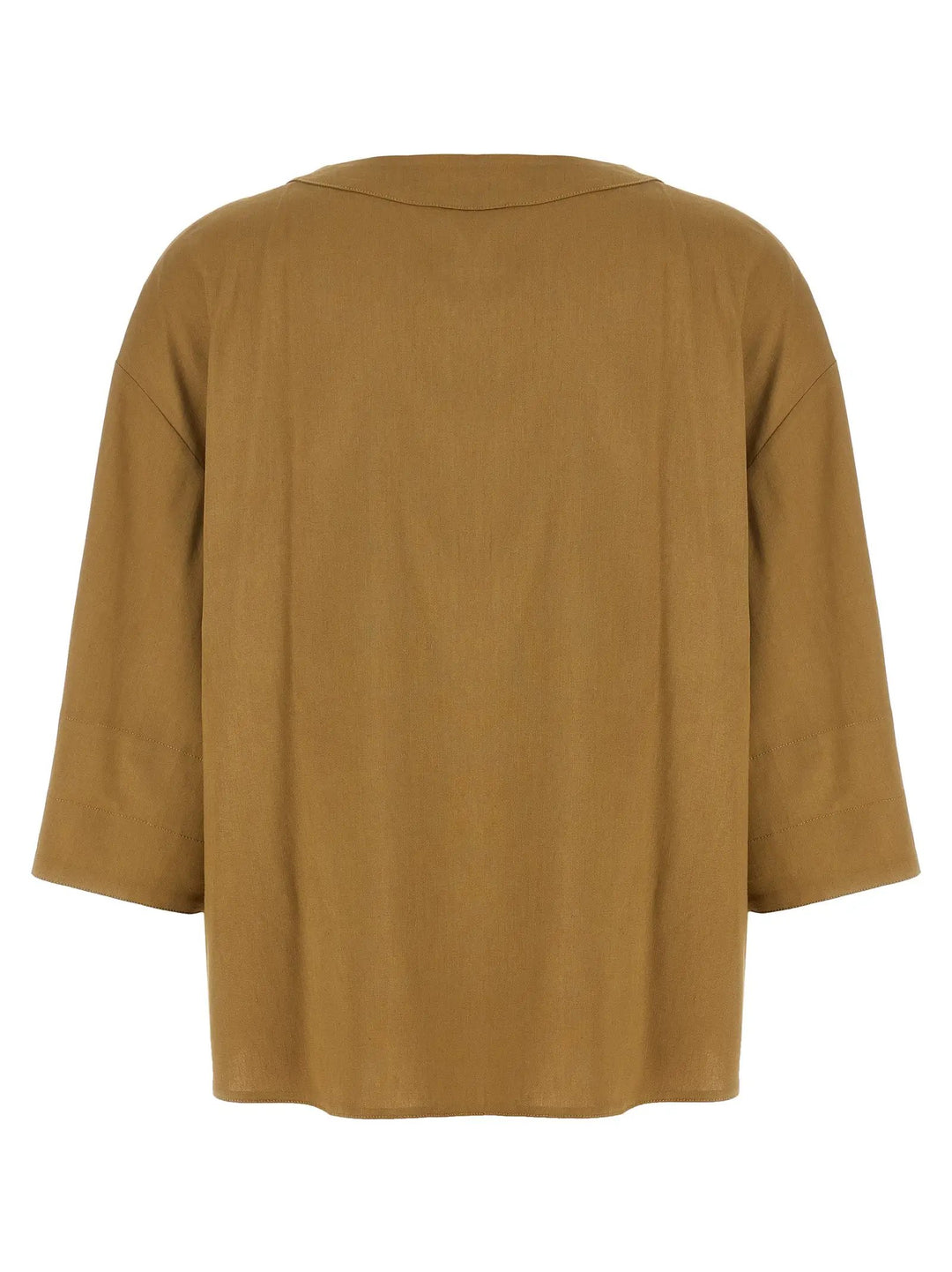 Max Mara Beige Linen Blouse