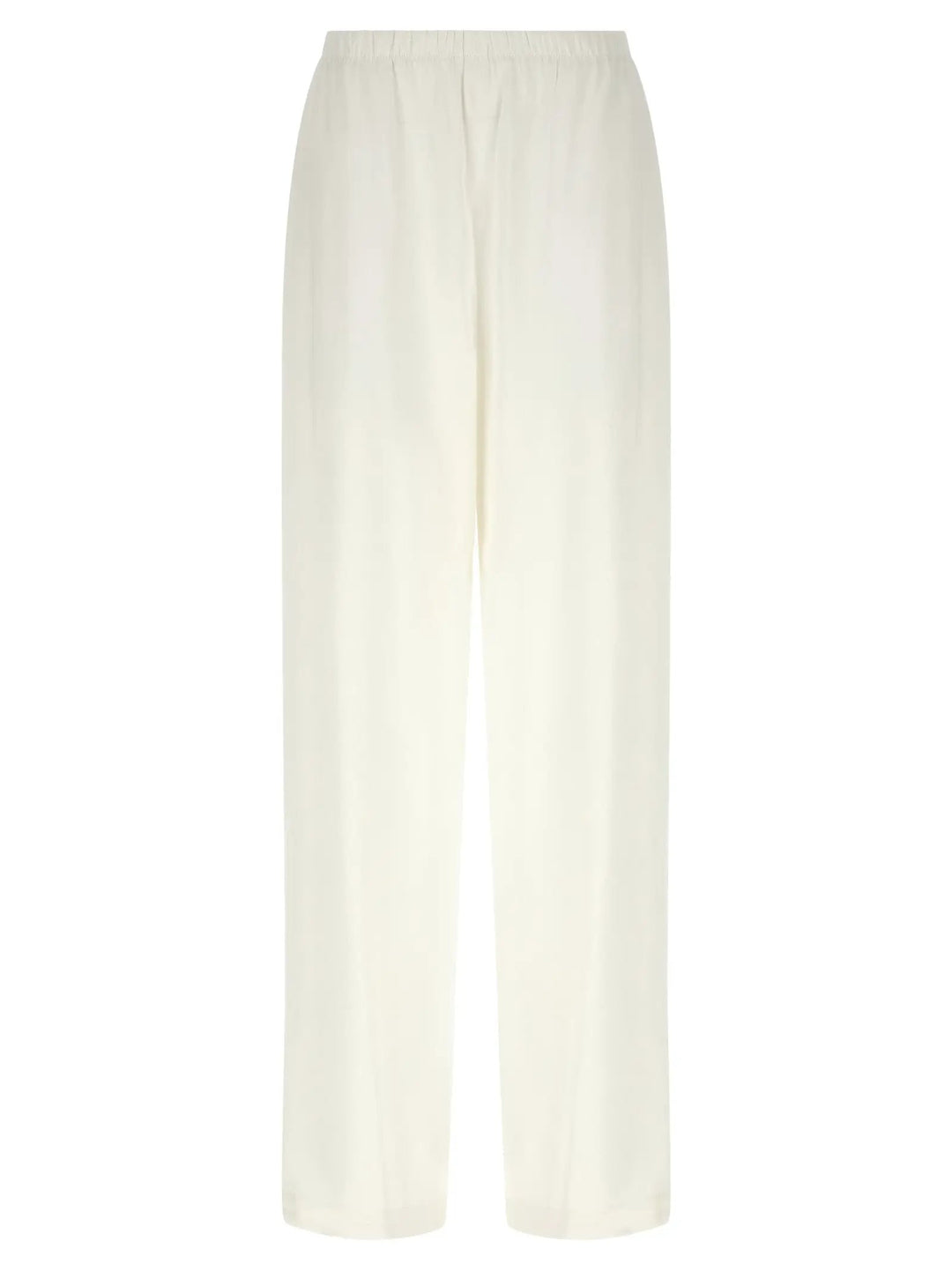 Max Mara White Linen Casual Pants