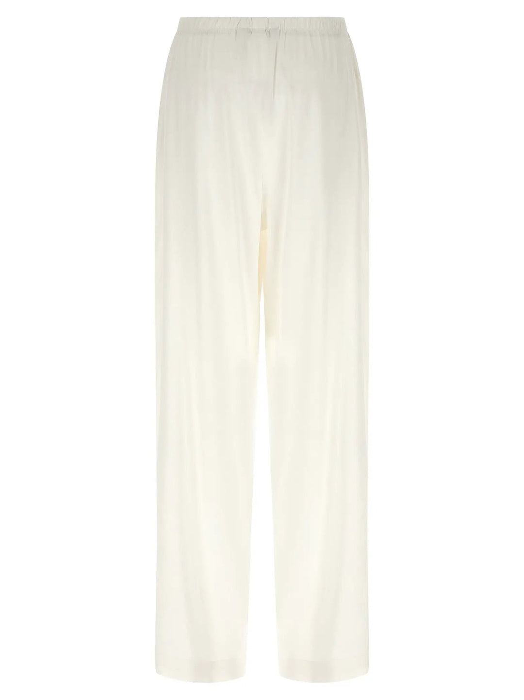 Max Mara White Linen Casual Pants