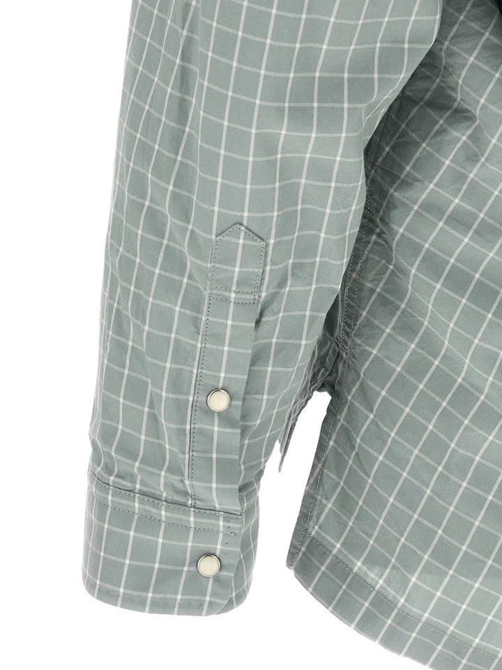 Maison Mihara Yasuhiro Blue Cotton Blouse