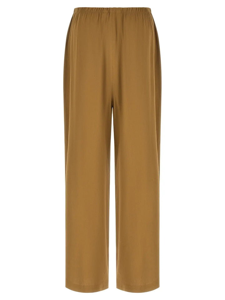Max Mara Beige Linen Casual Pants