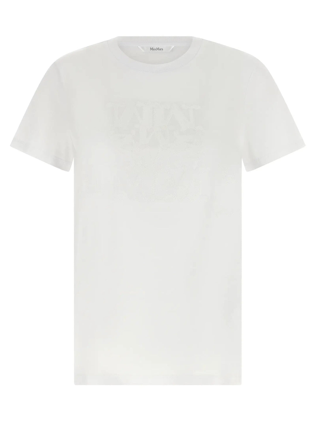 Max Mara White Cotton T-Shirt