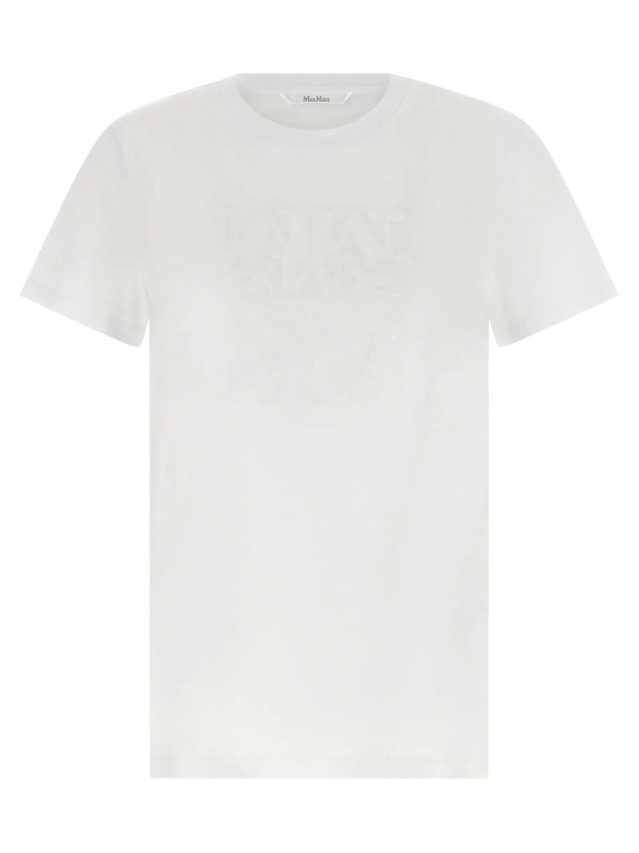 Max Mara White Cotton T-Shirt