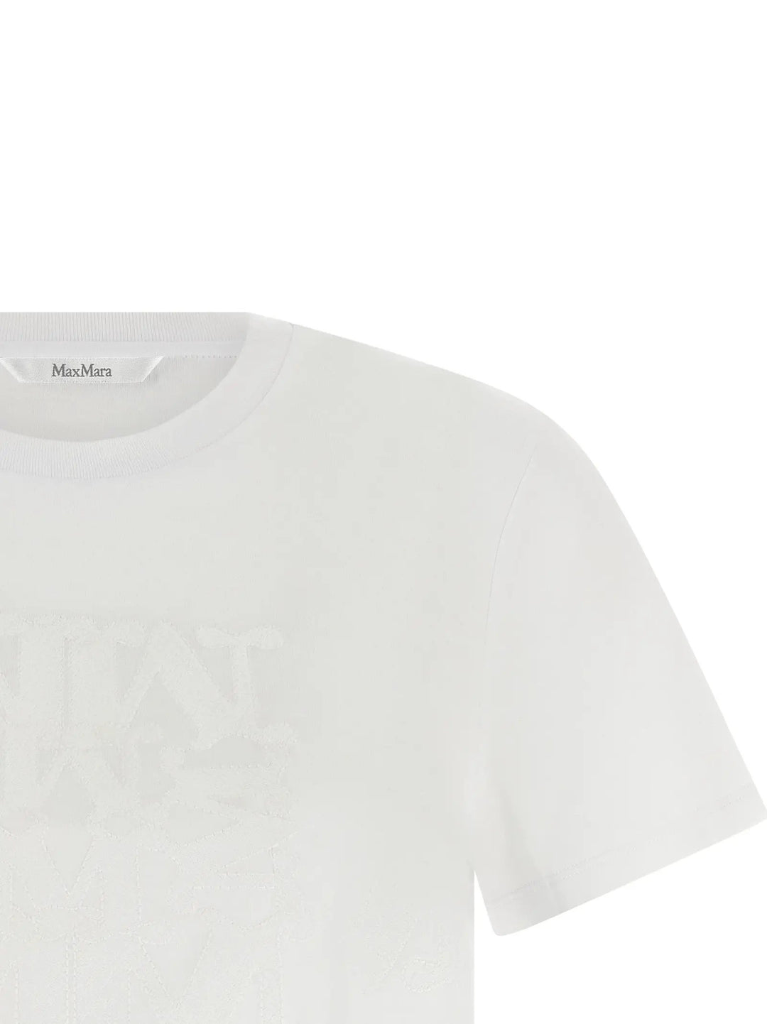 Max Mara White Cotton T-Shirt