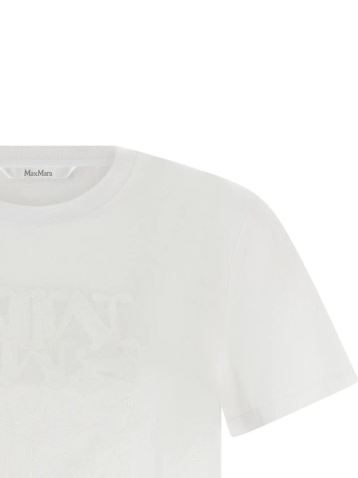 Max Mara White Cotton T-Shirt