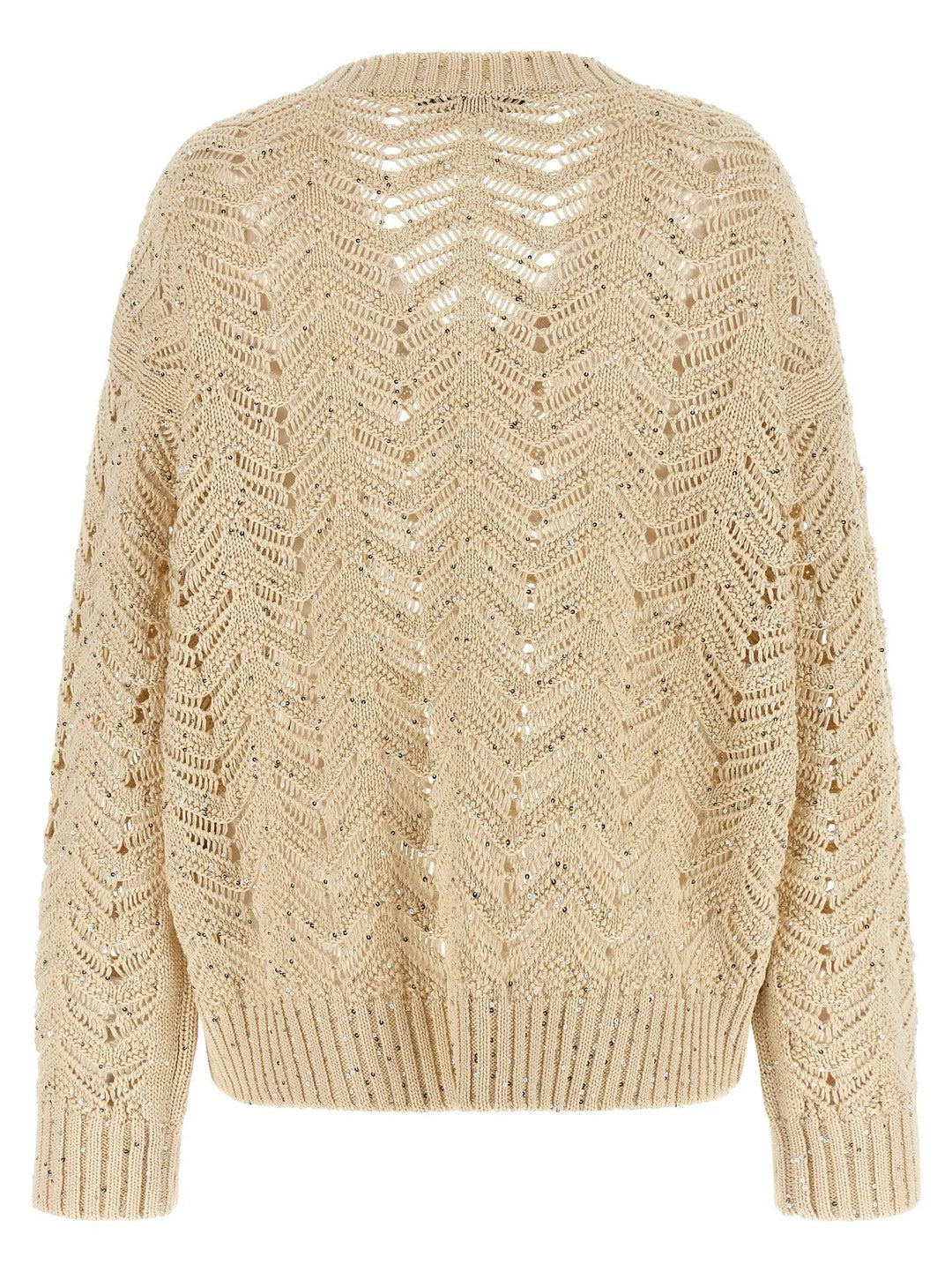 Max Mara Beige Cotton Cardigan