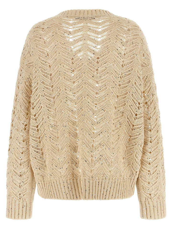 Max Mara Beige Cotton Cardigan
