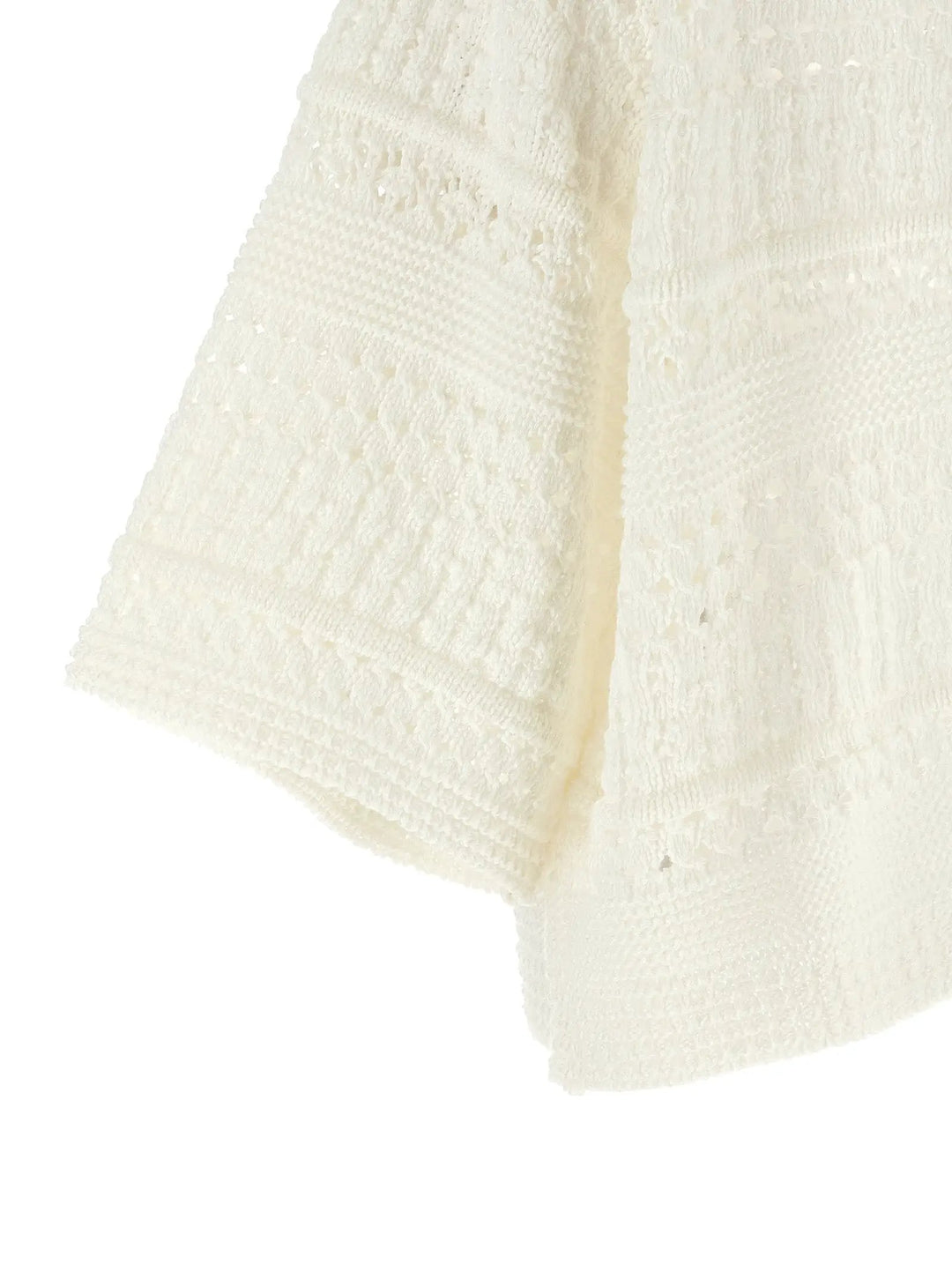Max Mara White Cotton Cardigan