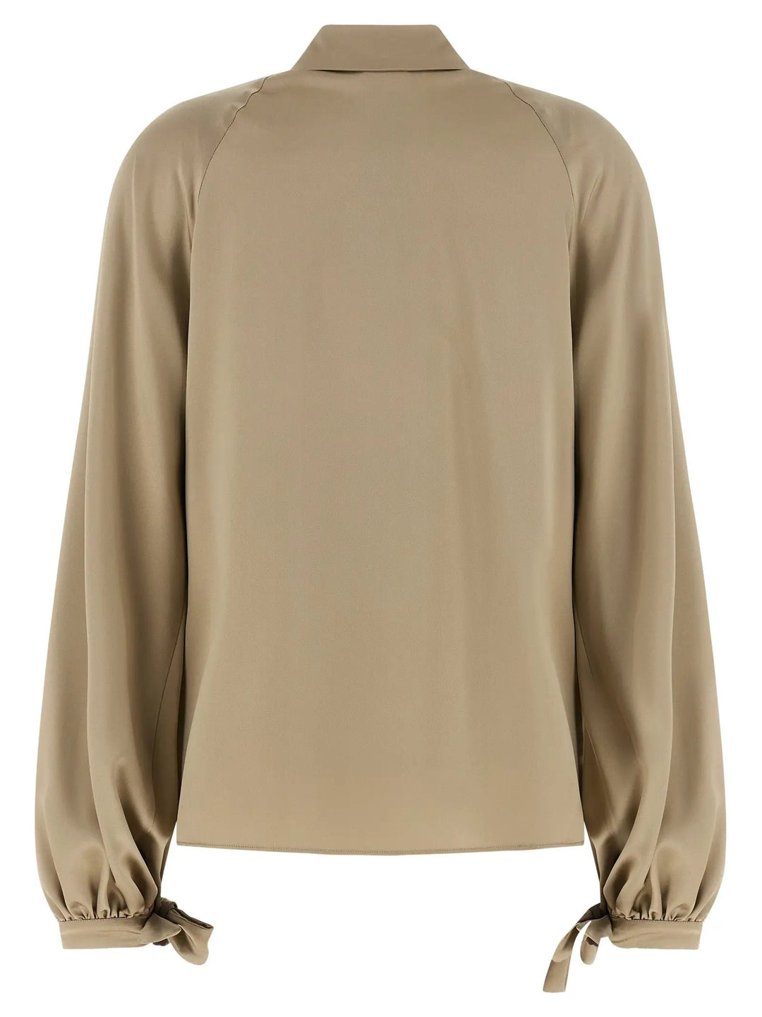 Max Mara Beige Silk Blouse
