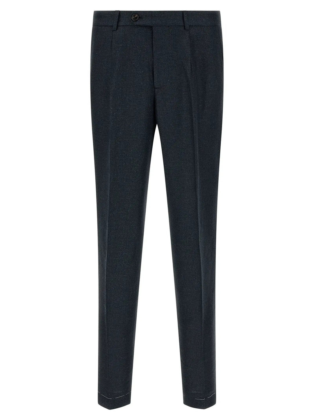 Brunello Cucinelli Blue Silk Two-Piece Suit