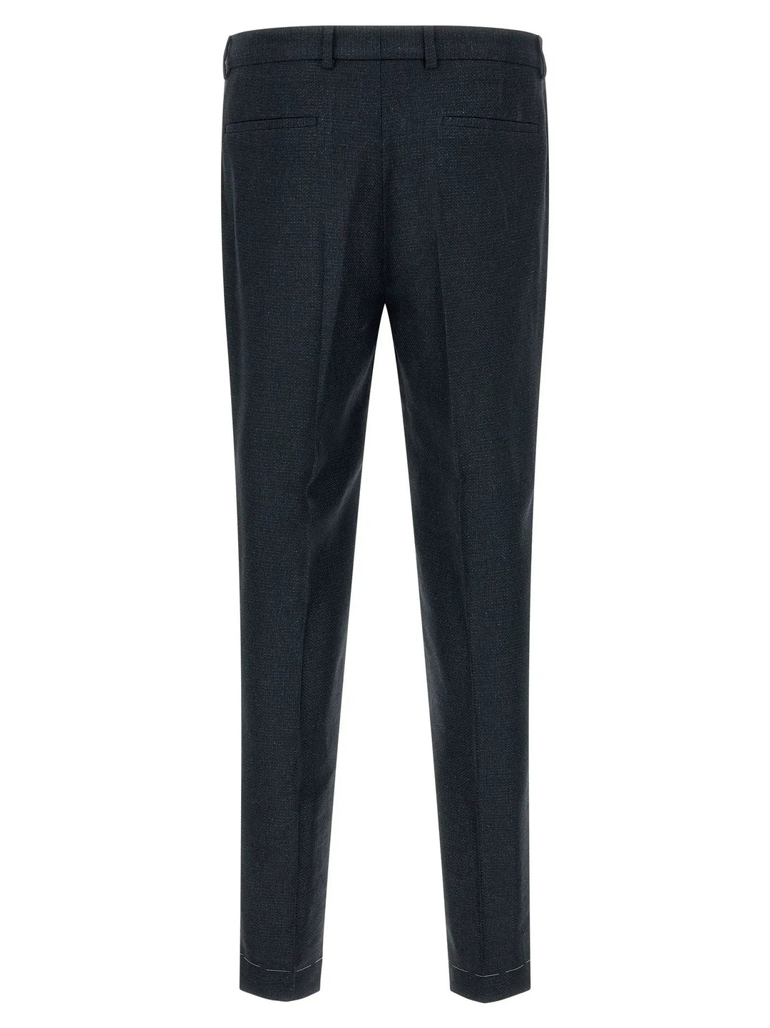 Brunello Cucinelli Blue Silk Two-Piece Suit