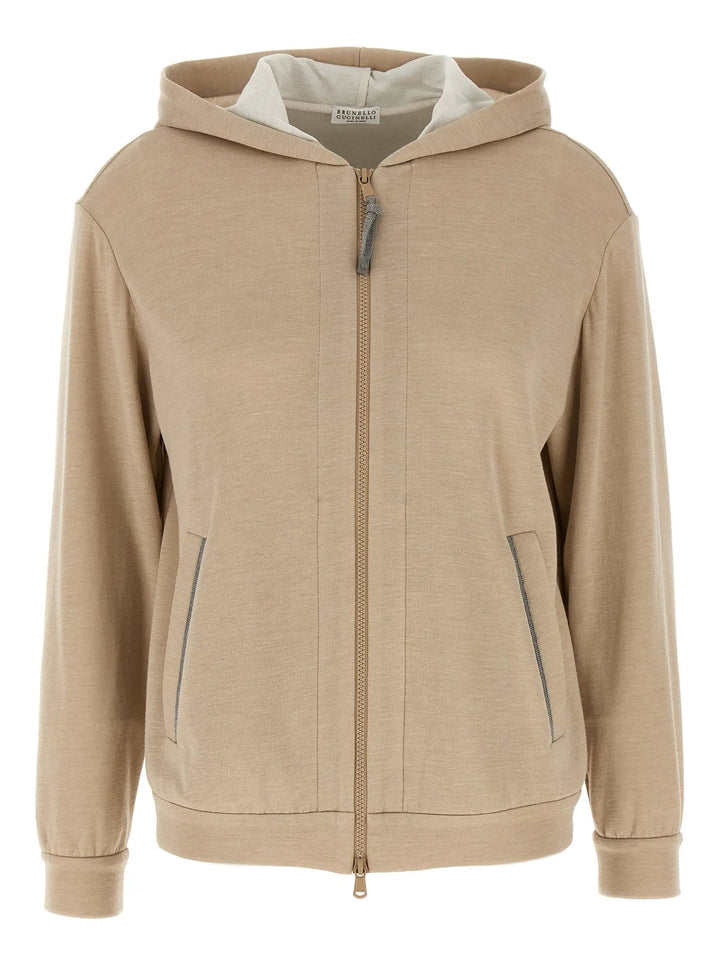 Brunello Cucinelli Sample Sale | Brunello Cucinelli Beige Cotton Cardigan - | Designer outlet