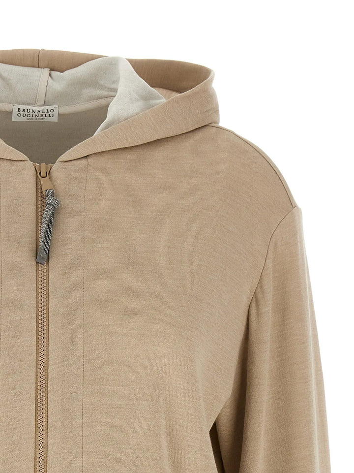 Brunello Cucinelli Sample Sale | Brunello Cucinelli Beige Cotton Cardigan - | Designer outlet