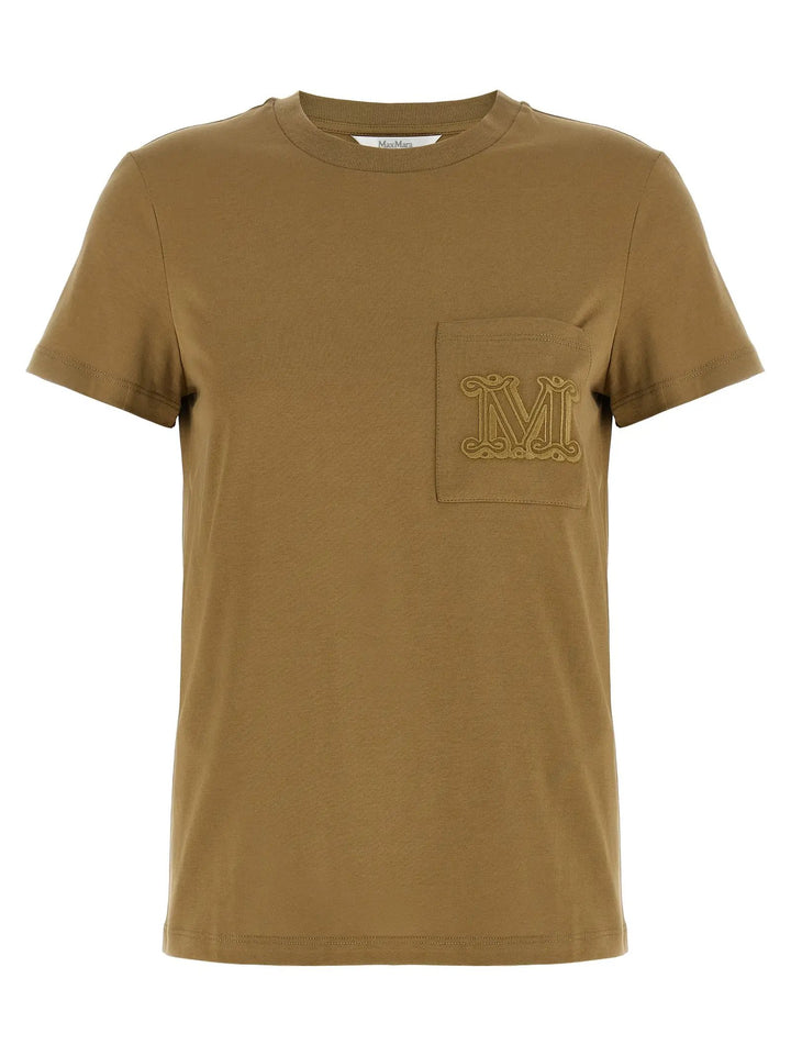 Max Mara Brown Cotton T-Shirt